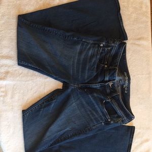 American eagle super stretch kick boot jeans